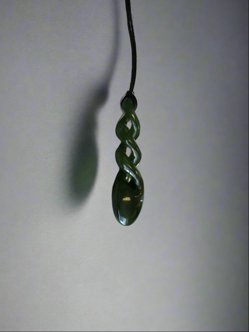 Jade Twist Pendant