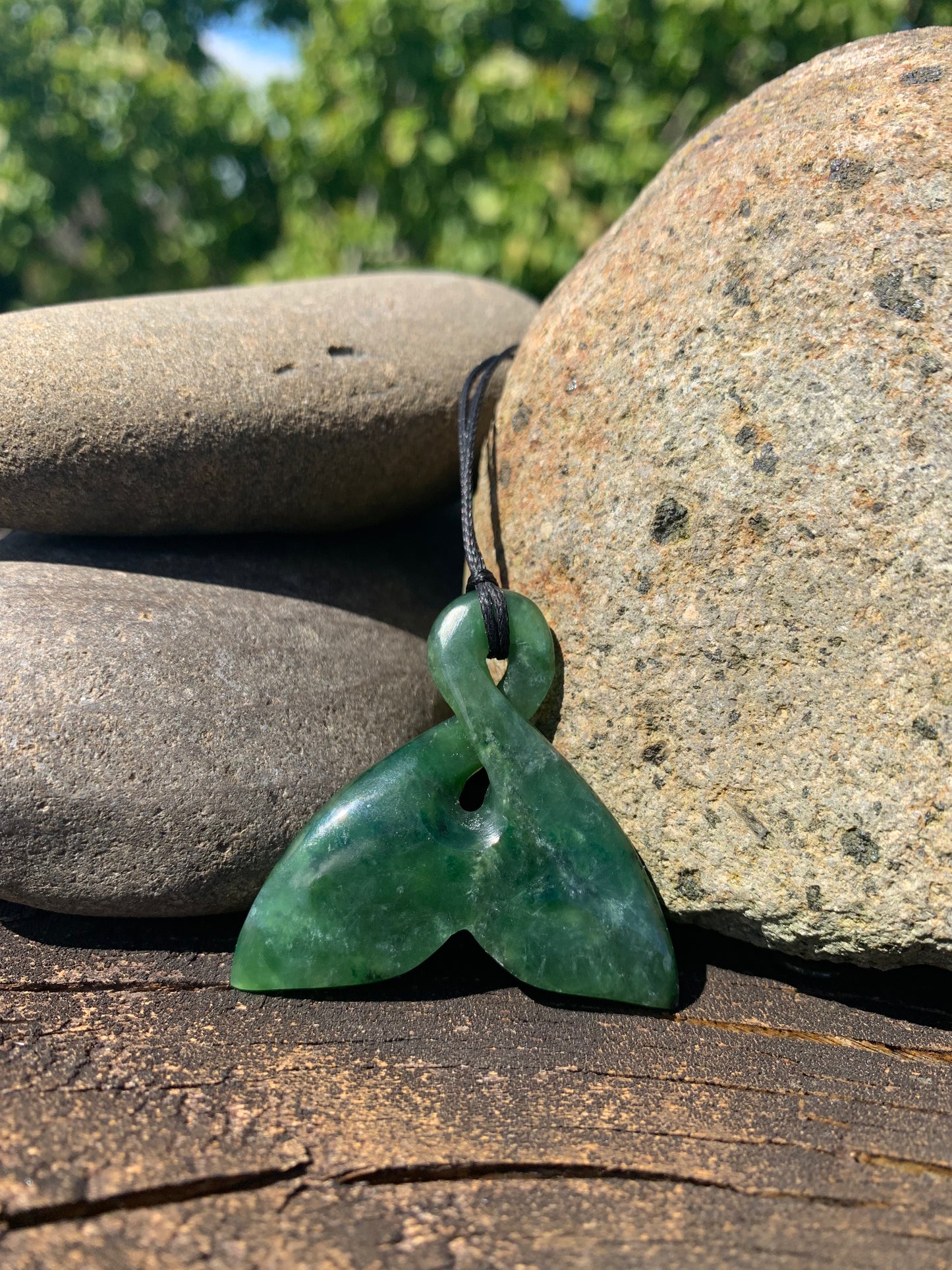 Jade Pendant - Whale Tail