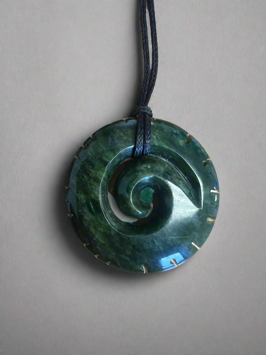 Jade Koru - Notched