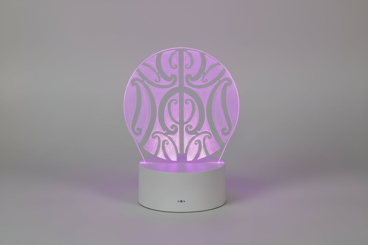 LED Night Light - Kowhaiwhai Design
