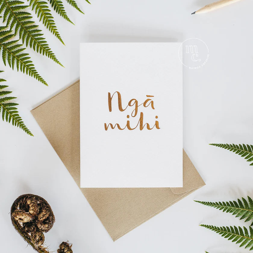 Ngā mihi – Card