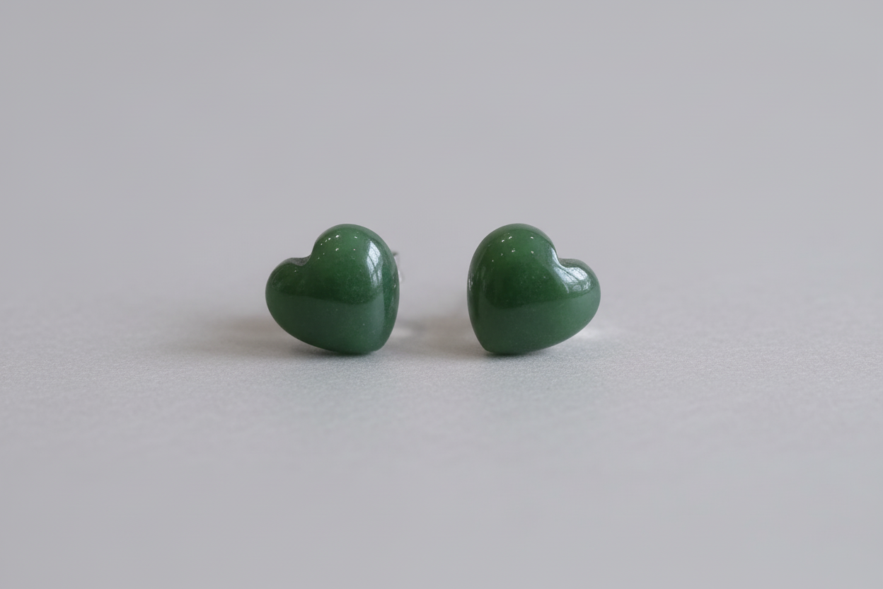 Jade Heat Studs