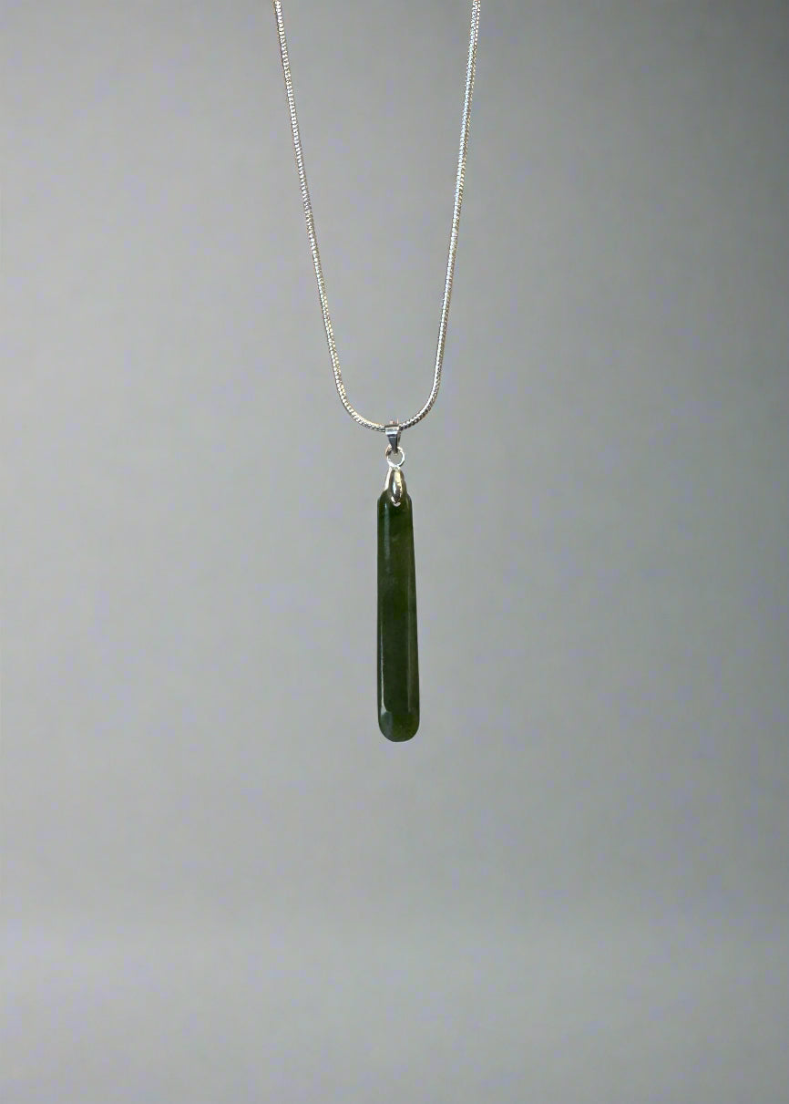 Jade Kuru Drop Pendant