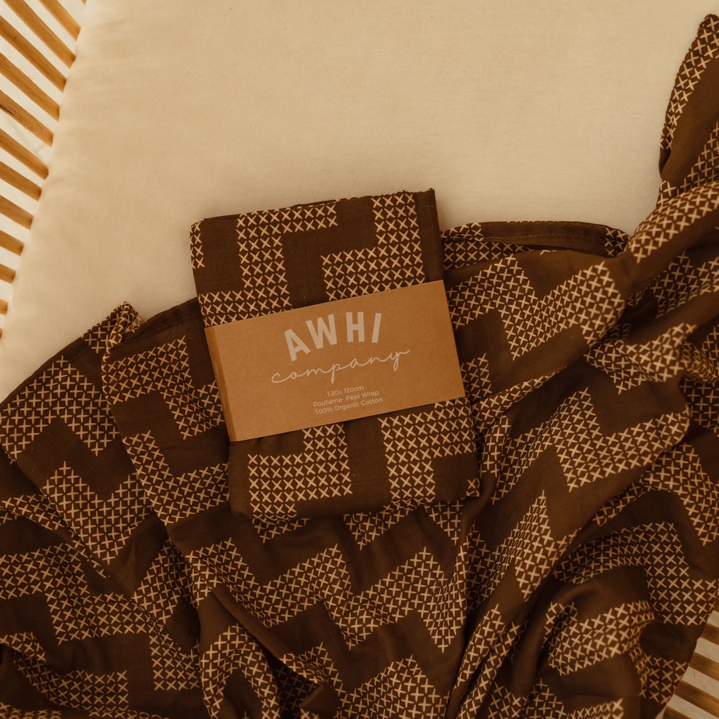 Poutama Muslin Wrap - Parauri