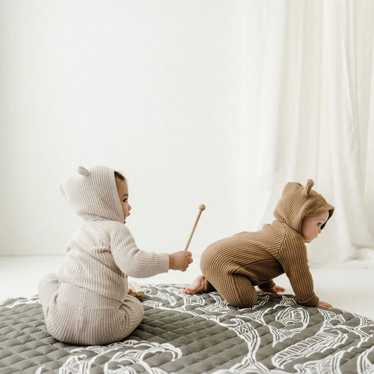 Maori Inspired playmat - Olive