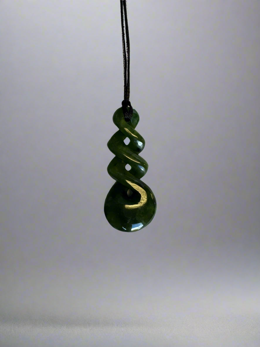 Jade Twist Pendant