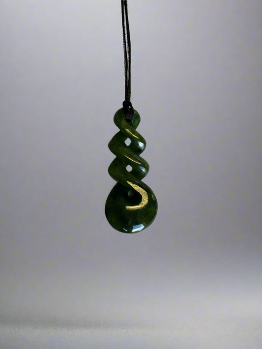 Jade Twist Pendant