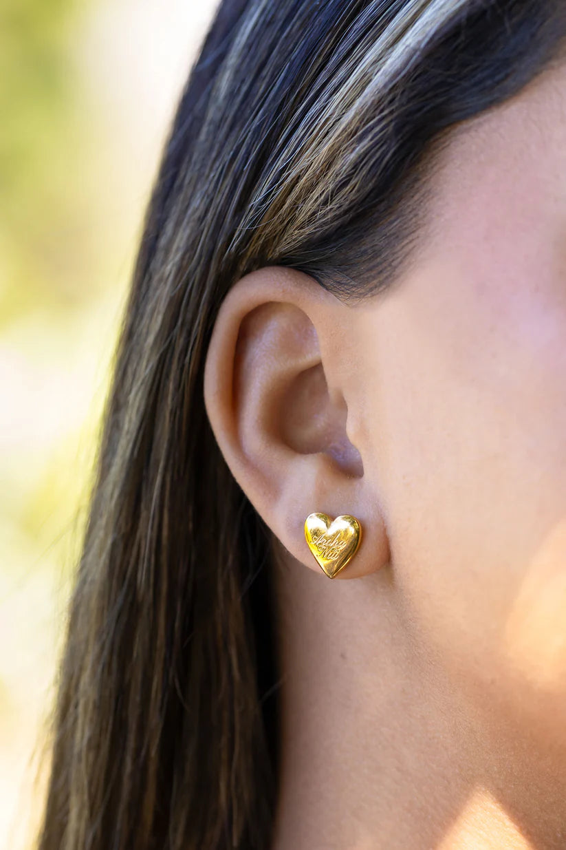 Aroha Nui Studs - Gold