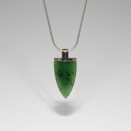Sterling silver & Jade Arrow