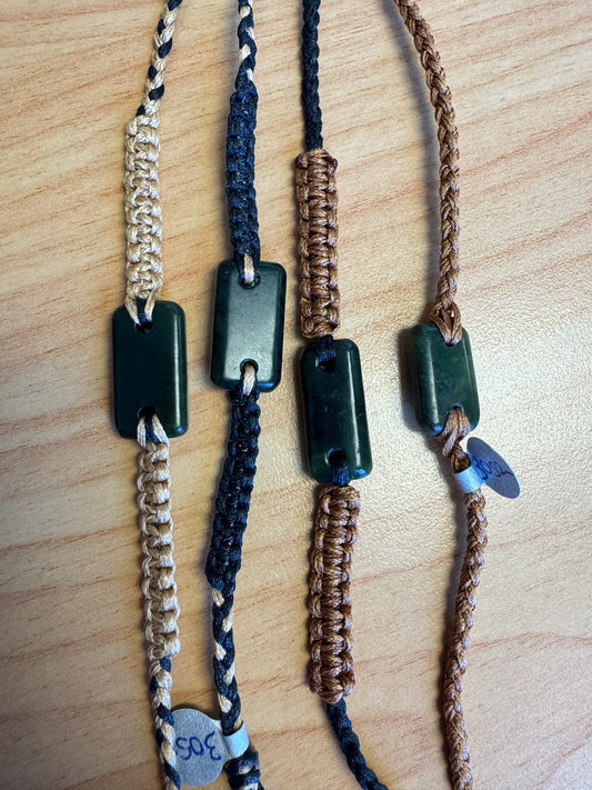 Plaited  Pounamu Bracelet - 8"