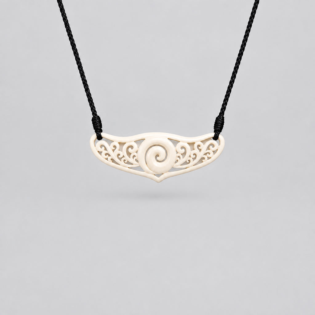 Bone breast plate - Koru