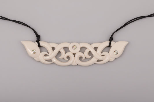 Bone breast plate - Manaia