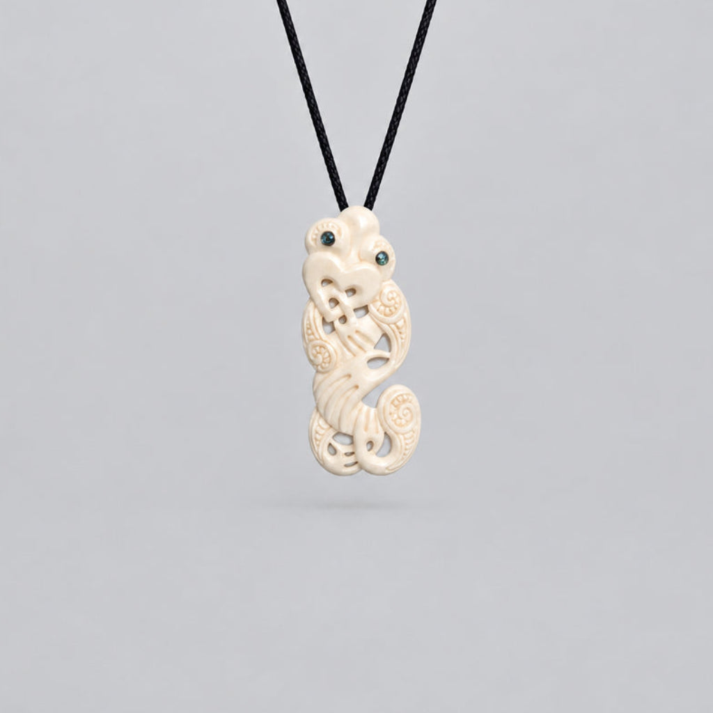 Bone Hei Tiki Necklace