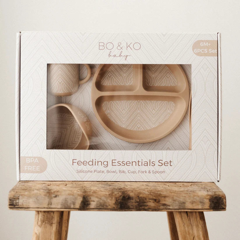 Essentials Feeding Set - Tan