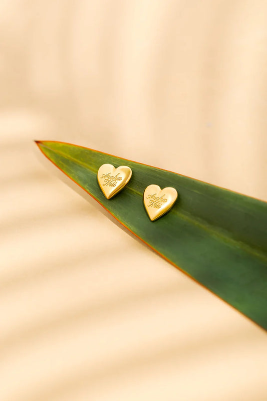 Aroha Nui Studs - Gold