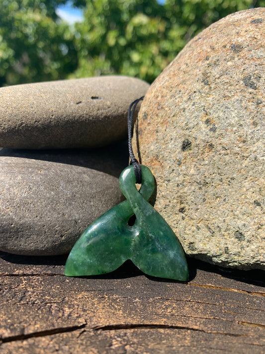 Jade Pendant - Whale Tail