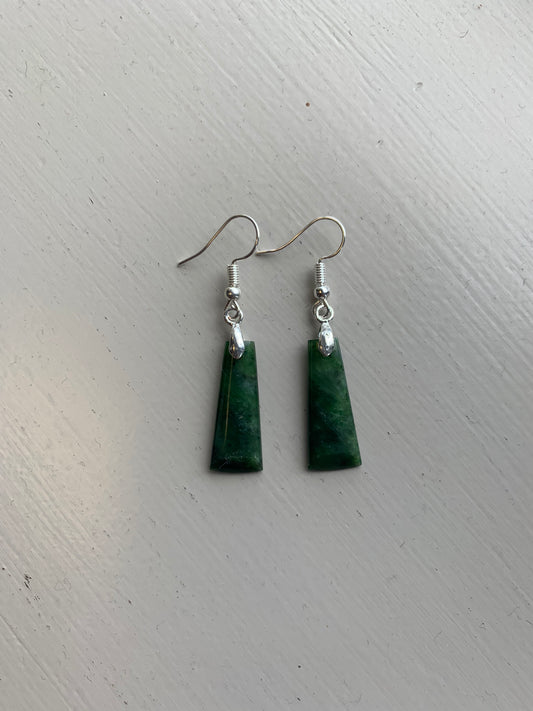 Jade Toki Earrings - 23mm