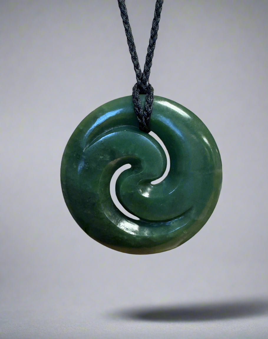 Jade Pendant - Double Koru