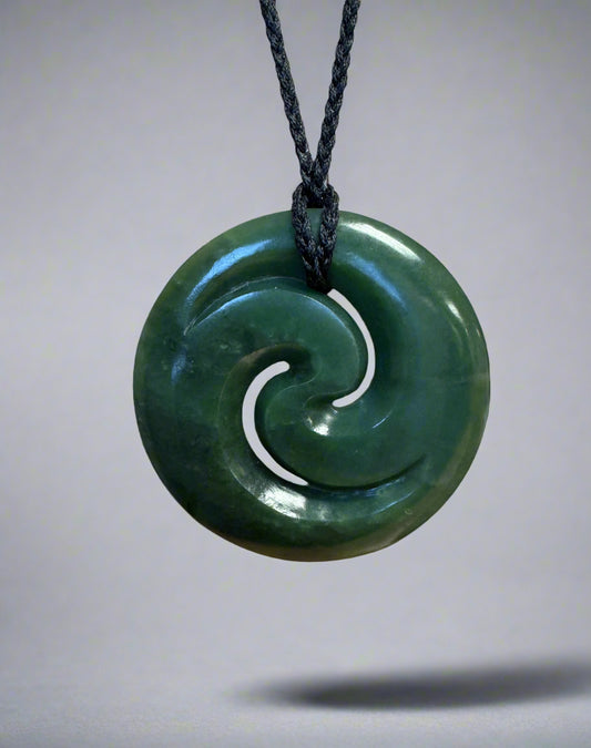 Jade Pendant - Double Koru