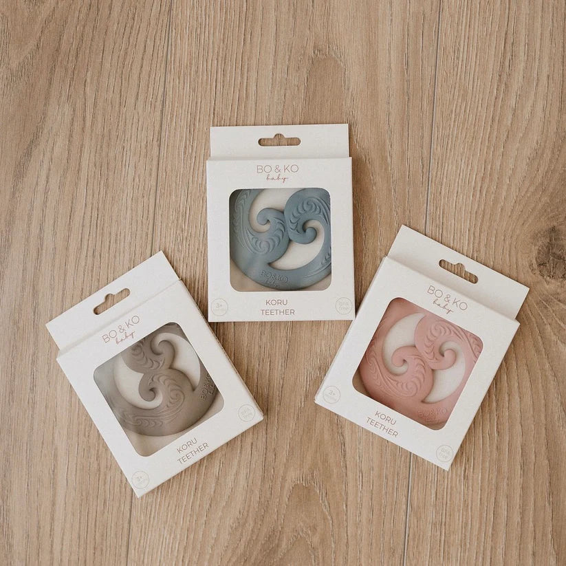 Koru Teether - Olive