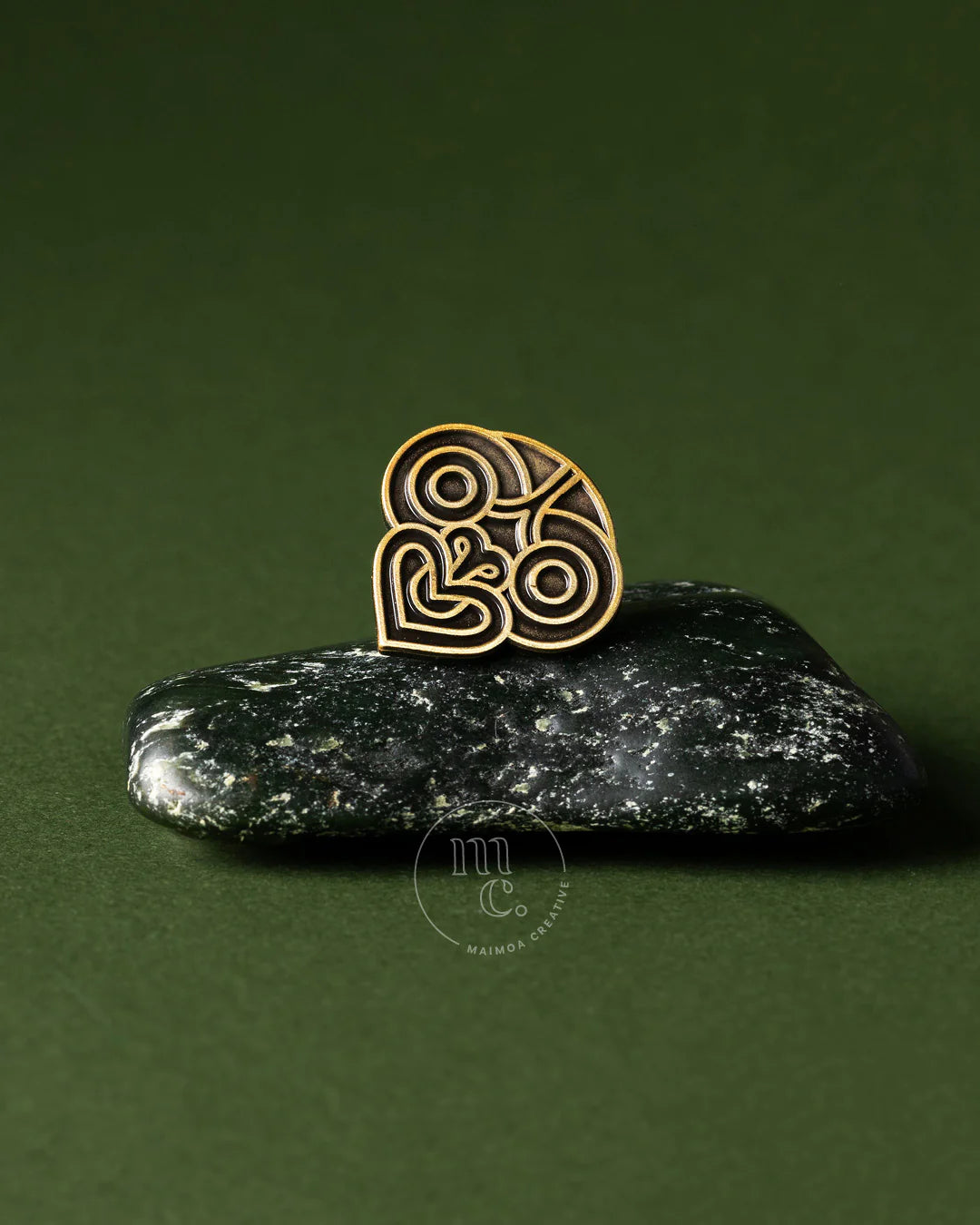 Tiki Antique Gold Pin
