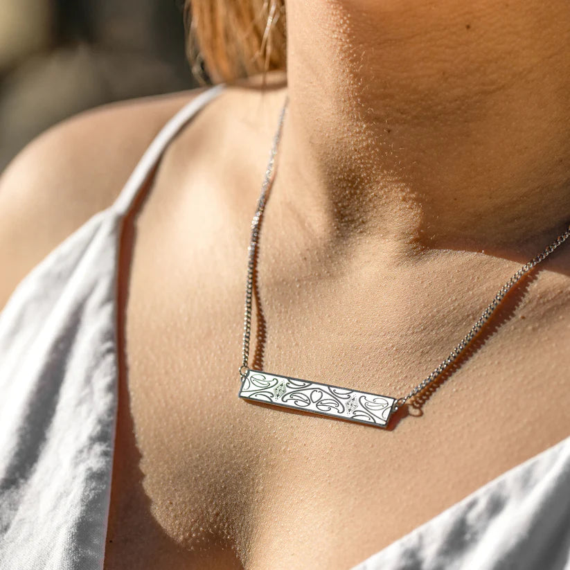 Manawa Roa Necklace - Silver