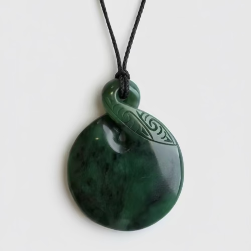 Pounamu Pikorua - Engraved