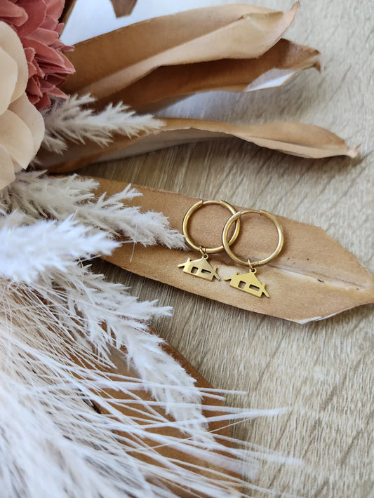 Rangiahua Hoops - Gold