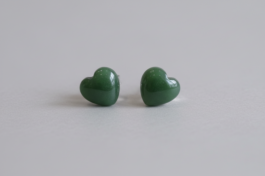 Jade Heat Studs