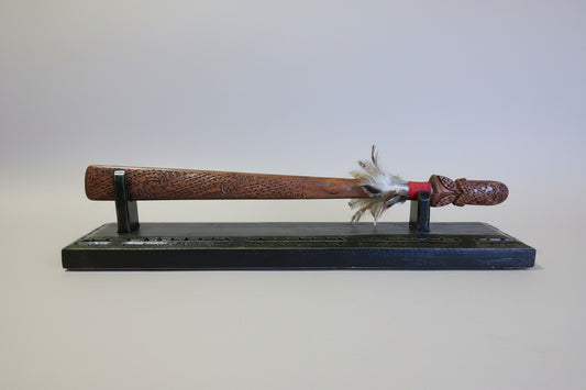 Taiaha - On stand