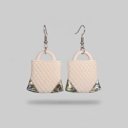 Bone Kete Earrings