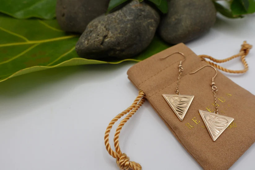 Tapatoru Drop earrings - Rose Gold