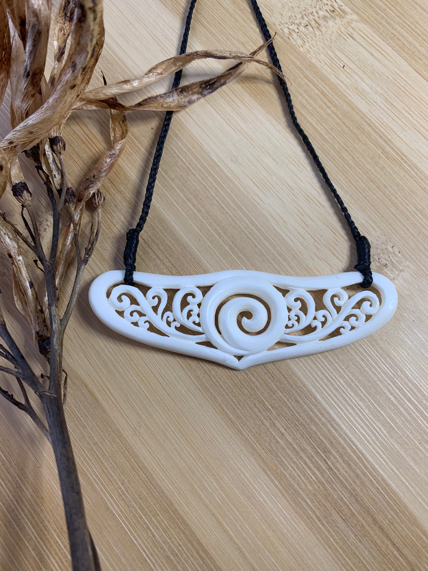 Bone breast plate - Koru